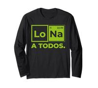 Lo Sodio A Todos Los Odio a Todos Lo Na Química Divertida Manga Larga