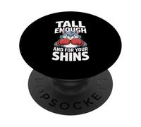 Lo Suficientemente Alto para Tus espinillas, Divertido Gato de Boxeo PopSockets PopGrip Adhesivo