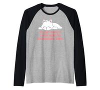 Lo superaré, Solo Necesito ser dramático, el Primer Gato Divertido Camiseta Manga Raglan
