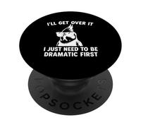 Lo superaré, solo necesito ser dramático primera cacatúa PopSockets PopGrip Adhesivo