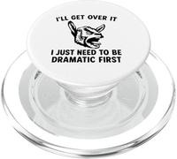 Lo superaré, solo necesito ser dramático primero cabra PopSockets PopGrip para MagSafe