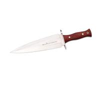 LO TRINCO YO Muela Cuchillo Remate COVARSI-24R hoja de acero Nitro-42 de 24 cm y empuñadura de Madera prensada rosewood para Caza, Pesca, Supervivencia y Bushcraft