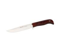LO TRINCO YO Muela GREDOS GRED-13R hoja de acero MoVa de 13 cm y mango de madera prensada de rosewood y latón para Caza, Pesca, Supervivencia y Bushcraft.