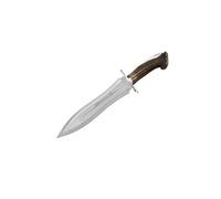 LO TRINCO YO | Muela PODENQUERO-S Cuchillo Caza. Hoja fija 26cm. Acero MoVa y Mango Asta de ciervo. Fabricado en España | Ideal para Caza, Montería, Pesca,Supervivencia, Outdoor y Bushcraft