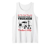 Lo único más difícil Que un Camionero es la Esposa de un Camionero Camiseta sin Mangas
