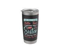 Lo único mejor que tener una dama de honor del equipo nupcial Vaso térmico de acero inoxidable de doble pared