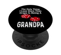 Lo único Que Amo más Que los Dados es ser Abuelo PopSockets PopGrip Adhesivo