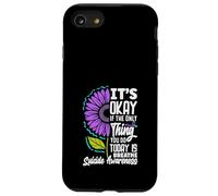 Lo único Que Hay Que Hacer es Respirar Conciencia sobre la prevención del Suicidio Carcasa para iPhone SE (2020) / 7/8