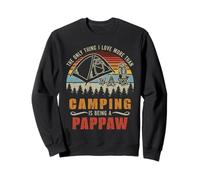 Lo único Que me Gusta más Que Acampar, ser Abuelo de Pappaw Sudadera