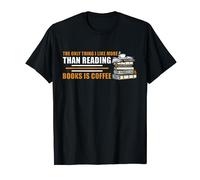 Lo único que me gusta más que leer libros es el café Camiseta