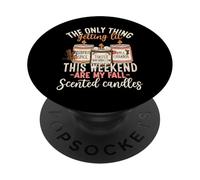 Lo único Que se Enciende Son mis Velas de otoño PopSockets PopGrip Adhesivo