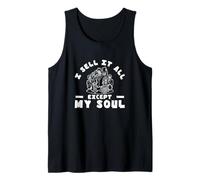 Lo Vendo Todo Excepto Mi Alma Subasta Divertida Humor Subastas Camiseta sin Mangas