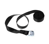 LOABXYUZ Correas de amarre de 25 mm x 2,5 m con hebilla de leva metálica for portaequipajes de techo, correa de carga negra