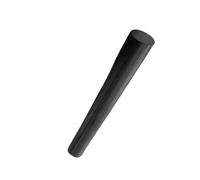 Loacea 10 varillas de plástico sólido, ABS negras y beige 6 mm a 40 diámetro, redondas for indicadores dial(Black,8x500mm)