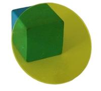 Loacea Lámina de vidrio plástico PMMA, diámetro 100 mm a 400, lámina acrílica, tablón acrílico for grabado artesanal(Yellow,250mm)