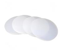 Loacea Tapete de silicona blanca, junta redonda sólida translúcida for sellado y resistencia a la presión (1 pieza)(50x1mm)