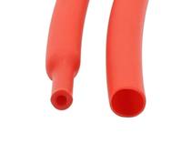 Loacea Tubo termorretráctil de Silicona de 0,8 a 30 mm de diámetro, Funda for Cable, Protector de Cable Suave de Alta Temperatura de 2500 V(Red,2.5mm)