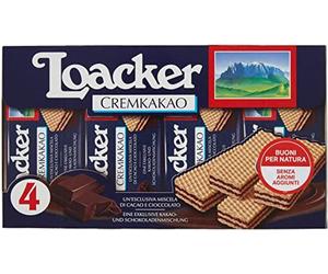 Loacker Classic - Cubo de cacao crema (4 unidades, 45 g)