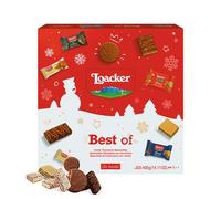 Loacker Mezcla «Best of Moments» (400 g). Mezcla de mini gofres y especialidades de chocolate con avellana, vainilla, coco. Mezcla de chocolate. Caja de fiesta o para aperitivos