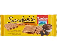 Loacker Sandwich Chocolate - 3 obleas aromáticas con crema de chocolate (75 g)