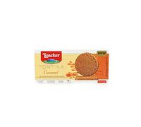 Loacker Tortina Oblea recubierta de chocolate premium, caramelo 125 g 4.2 onzas