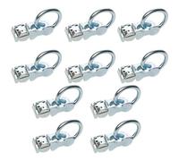 LOADCARE - Punto de Anclaje Doble para rieles de Aviones (10 Unidades, 800 Dan)