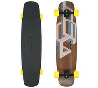 Loaded Boards Basalt Tesseract Bamboo Longboard Skateboard completo (Nude, ruedas de estímulo 86a)