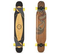 Loaded Boards Tarab II Monopatín Longboard completo de bambú (86a Fat Free, Flex 2)