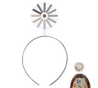 Loading Creative Headband/Hairpin, Fun & Unique Brain Loading Headband for Women, Funny Loadings Symbol Hair Bands, Eye-Catching Headwear for Parties, Gifts, Or Everyday Style (A)