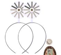 Loading Creative Headband/Hairpin, Fun & Unique Brain Loading Headband for Women, Funny Loadings Symbol Hair Bands, Eye-Catching Headwear for Parties, Gifts, Or Everyday Style (A*2)