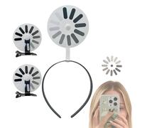 Loading Creative Headband/Hairpin, Funny Rotating Loading Hairpin Headband, Abstract Art Meets Quirky Accessory