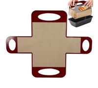 Loaf Pan Liners - Reusable Silicone Non Stick Baking Sling Easy Bread Removal | Flexible Handles with Heat Resistant Material, Practical Bakeware Accessory for Cakes Dough Cupcakes Desserts Home