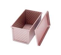 Loaf Pan with Lid, Seamless Non-Stick Bread Toast Box for Homemade Baking, Heat Resistant Cake Mold for Roasting Desserts Cooking Bakery Picnic Camp Kitchen Use 525g