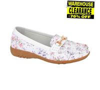 Loafers Blancos Chic Casual De Cuero Para Mujer Boulevard Lorna