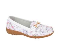 Loafers Blancos Chic Casual De Cuero Para Mujer Boulevard Lorna