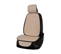 LOAGHBA Funda Asiento Coche para BMW 4er Coupe/Series-4 Cabrio M4 | 420i 420d 430i 430d, Delantero Trasero Juegos Cubreasientos, Cuatro Estaciones con Bolsillos, Accesorios Coche,Beige