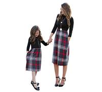 Loalirando Vestidos Hermosos de Madre e Hija Trajes a Juego Vestido Partnerlook Vestido Princesa