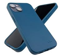 LOAM & LORE Funda Biodegradable para iPhone 13, sin plástico, respetuosa con el Medio Ambiente, a Base de Plantas, compostable a Base de Plantas, Funda Premium sin residuos (Azul Oscuro)
