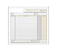 Loan 159278 Talonario Presupuesto T-96 Natural Duplicado Autocopiante