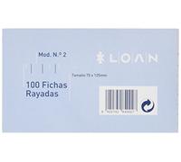 Loan Número 2 - Fichas rayadas, 100 unidades