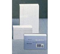 Fichas Cartulina LOAN Rayada Paquete x100 Tamaño 12.5 x 20.5 cm.