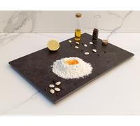 LOANE - Tabla Cortar Cocina - Tabla Para Repostería, Tabla De Cortar Cocina, Tablas De Cocina, Cutting Board, Tabla Para Amasar, Protector Encimera, Material Porcelánico (Cuarcita)
