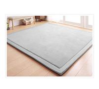 Loartee Alfombra De Terciopelo Coralino Alfombra Antideslizante para Niños Tapete para Niños Tapete para Yoga