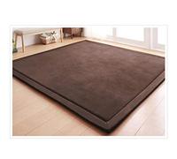 Loartee Alfombra De Terciopelo Coralino Alfombra Antideslizante para Niños Tapete para Niños Tapete para Yoga