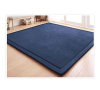 Loartee Alfombra De Terciopelo Coralino Alfombra Antideslizante para Niños Tapete para Niños Tapete para Yoga