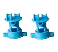 Lobamop 100 unidades de aislamiento de alambre eléctrico para valla electrónica de pulso, accesorios de poliaislante central