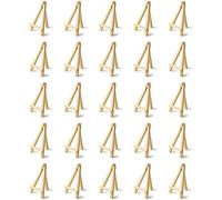 Lobamop 25 unidades Mini 5 caballetes de visita, tarjetas de visita, fotos pequeñas, lienzo de , arte DIY en el aula