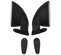 Lobamop Clásico Retro Puerta Laterales Coche Mate RüCk Style Negro L + R