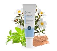 LOBEY Mascarilla facial con arcilla rosa, cuidado suave para piel radiante, regeneradora, calmante e ideal para pieles sensibles (50 ml)