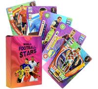 LOBHCP Tarjeta Estrella del Fútbol 55 Cartas World Cup Football Star Card Soccer Star Collection Cards Top Trumps Tarjetas de Fútbol Regalos de Fútbol No Original